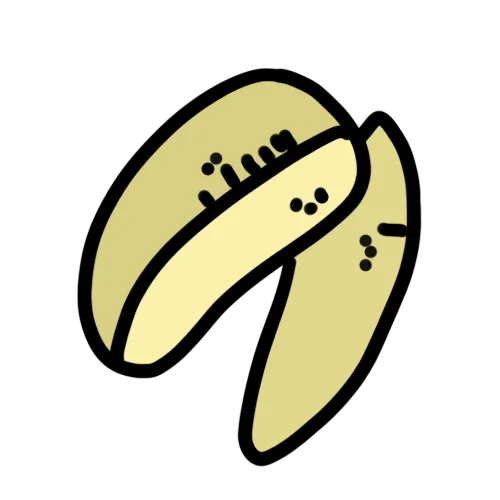 Icon mit Kartoffeln in hellem gelb